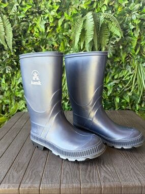 Kamik Dark Blue Waterproof Rubber Boots
